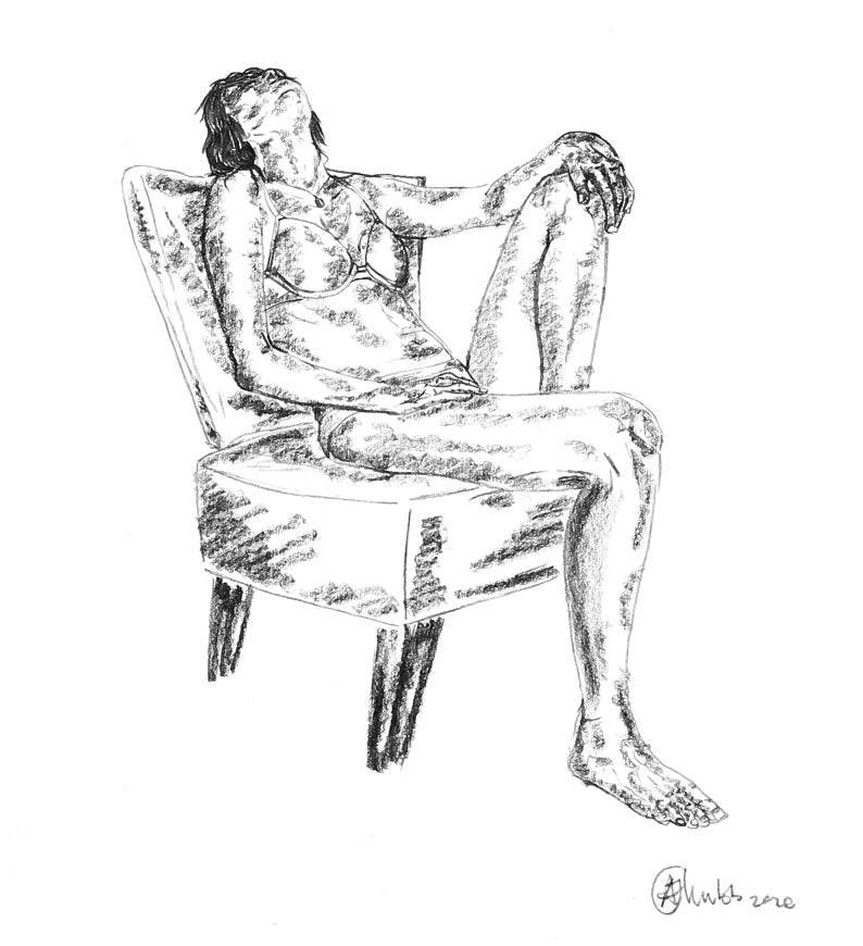 Head back in chair