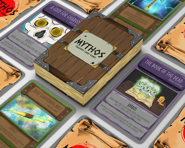 Mythos Game TCG Advert
