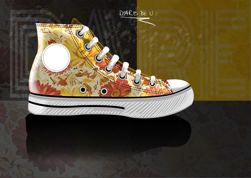 Custom Spring Canvas Shoe Design