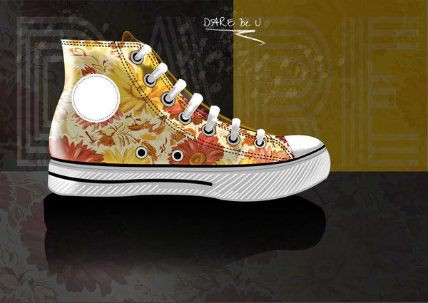 Custom Spring Canvas Shoe Design
