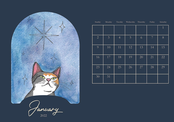 Calender Design- Tarot Card