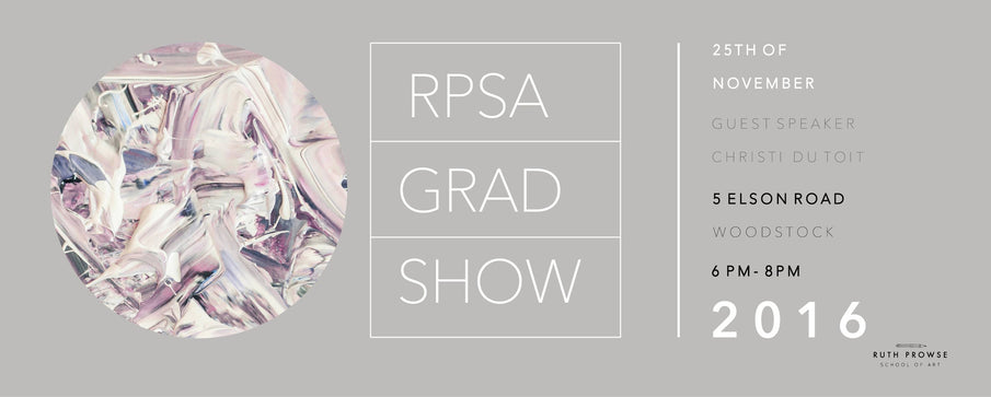 Ruth Prowse Grad Show 2016