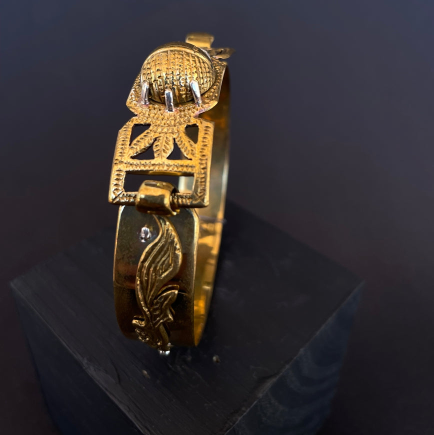 Jewellery- Family brass cuff bangle